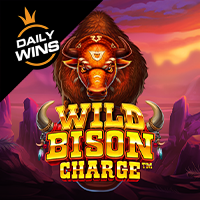 wild bison charge